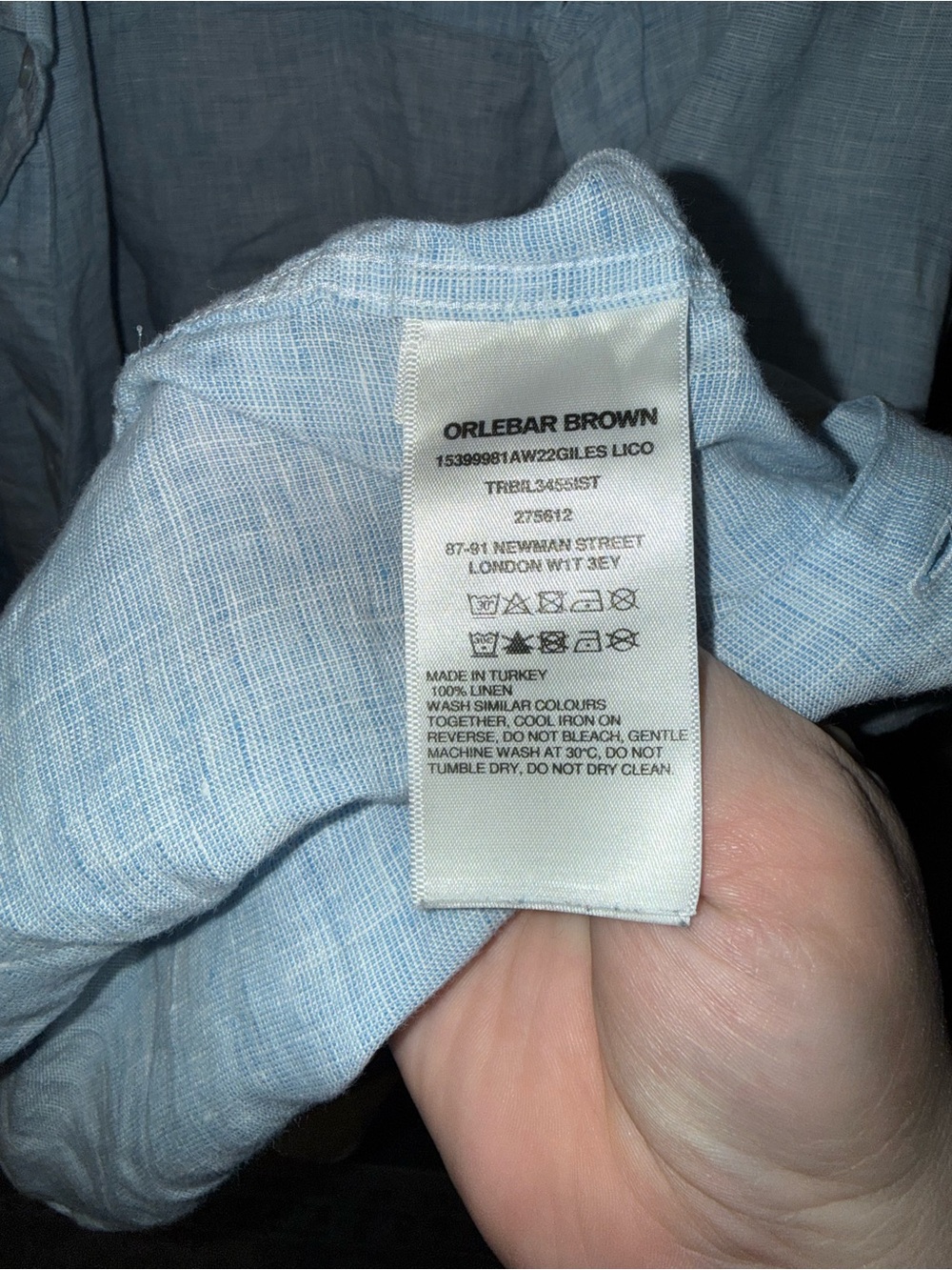 Orlebar Brown linen button up - Picture 5 of 7